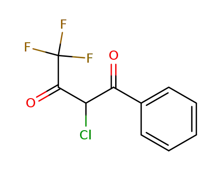Molecular Structure of 163667-29-6 (2-Chloro-4,4,4-trifluoro-1-phenyl-butane-1,3-dione)