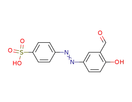 Benzenesulfonic acid, 4-[(3-formyl-4-hydroxyphenyl)azo]-