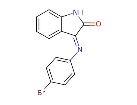 Molecular Structure of 33829-00-4 (2H-Indol-2-one, 3-[(4-bromophenyl)imino]-1,3-dihydro-)