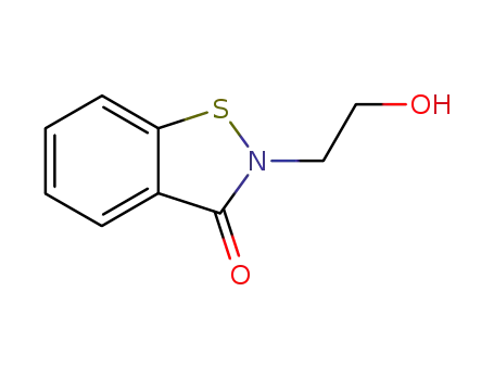 Molecular Structure of 4299-09-6 (2-(2-hydroxyethyl)-1,2-benzothiazol-3(2H)-one)