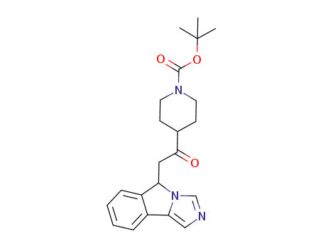 Molecular Structure of 1402838-14-5 (tert-butyl 4-(2-(5H-imidazo[5,1-a]isoindol-5-yl)acetyl)piperidine-1-carboxylate)