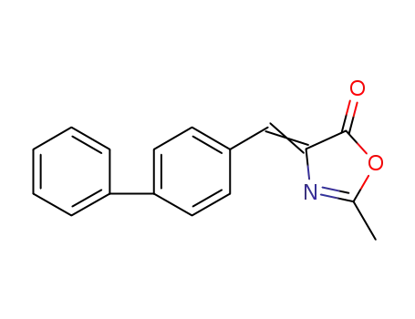 4-(4-phenylphenyl)methylene-2-methyl-5(4H)-oxazolone