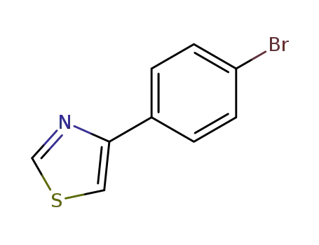 Molecular Structure of 1826-20-6 (4-(4-Bromophenyl)thiazole)