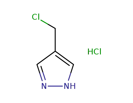 Molecular Structure of 163008-98-8 (4-(CHLOROMETHYL)-1H-PYRAZOLE HYDROCHLORIDE)