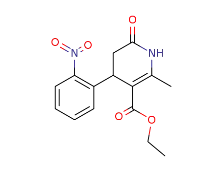 ETHYL 2-METHYL-4-(2-NITROPHENYL)-6-OXO-1,4,5,6-TETRAHYDRO-3-PYRIDINECARBOXYLATE