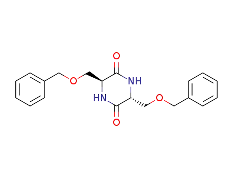 trans-3,6-bis<(phenylmethoxy)methyl>-2,5-piperazinedione