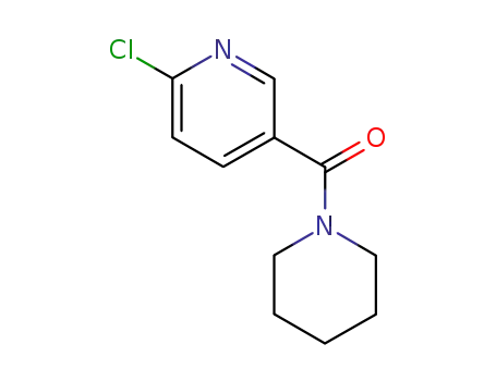 Molecular Structure of 64614-48-8 (2-chloro-5-(piperidin-1-ylcarbonyl)pyridine)
