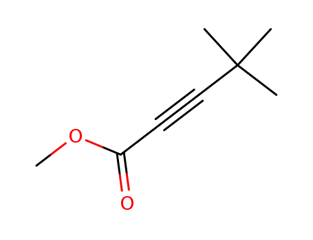 Molecular Structure of 20607-85-6 (Methyl 4,4-diMethyl-2-pentynoate)