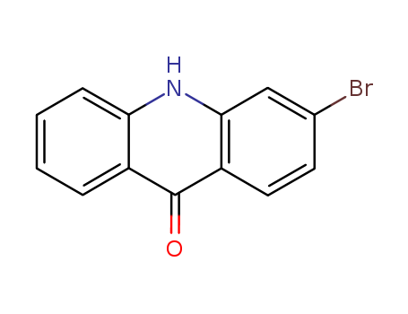 Molecular Structure of 1140-92-7 (9(10H)-Acridinone, 3-bromo-)