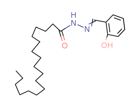 Octadecanoic acid,2-[(2-hydroxyphenyl)methylene]hydrazide cas  6343-99-3