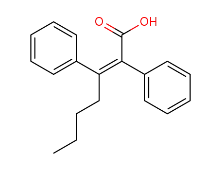 (Z)-2,3-diphenylhept-2-enoic acid
