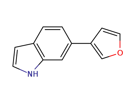 Molecular Structure of 885273-05-2 (6-FURAN-3-YL-1H-INDOLE)