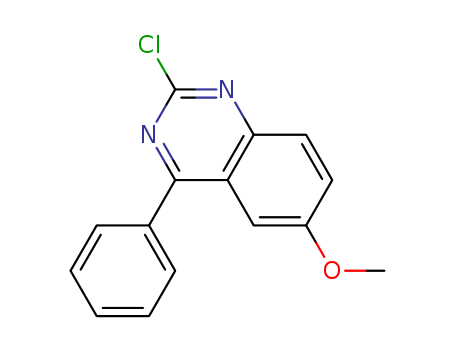 Quinazoline, 2-chloro-6-methoxy-4-phenyl-