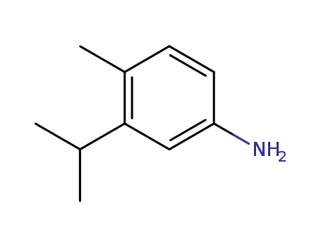 Molecular Structure of 5266-84-2 (4-Methyl-3-(1-methylethyl)benzenamine)