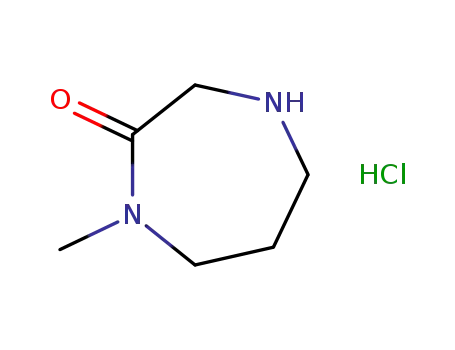 Molecular Structure of 685859-01-2 (1-Methyl-1,4-diazepan-2-one hydrochloride)