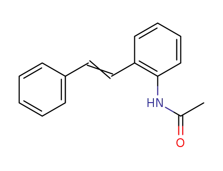 Acetamide, N-[2-(2-phenylethenyl)phenyl]-