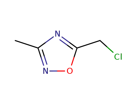 Molecular Structure of 1192-81-0 (5-(Chloromethyl)-3-methyl-1,2,4-oxadiazole)