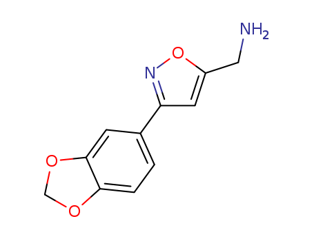 C-(3-BENZO[1,3]DIOXOL-5-YL-ISOXAZOL-5-YL)-METHYLAMINE