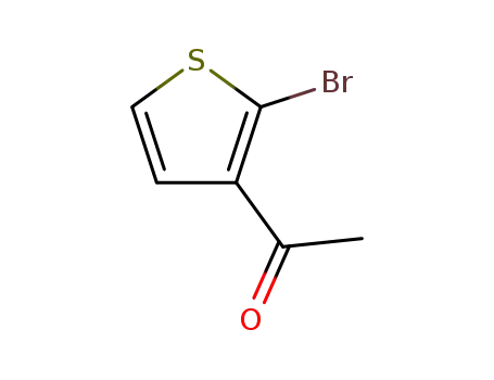 Molecular Structure of 137272-68-5 (Ethanone, 1-(2-bromo-3-thienyl)-)