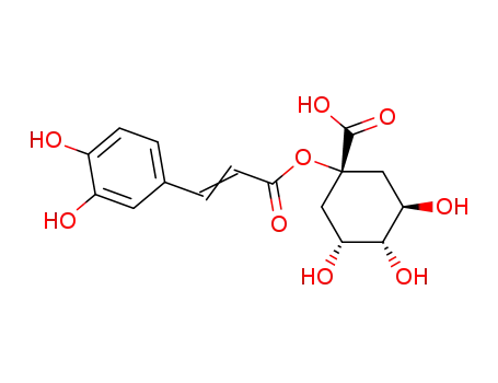 Molecular Structure of 1241-87-8 (1-Caffeoylquinic acid)