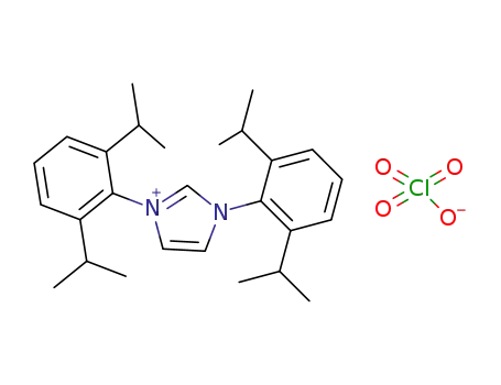 1,3-bis(2,6-diisopropylphenyl)imidazolium perchlorate