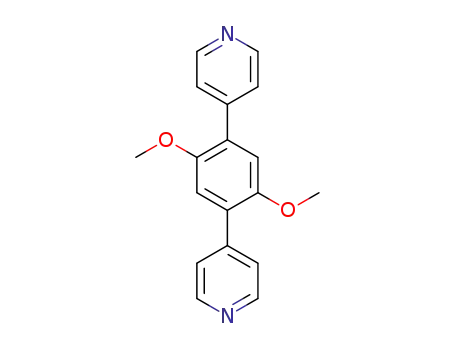 Molecular Structure of 1415393-43-9 (4,4′-(2,5-dimethoxy-1,4-phenylene)dipyridine)