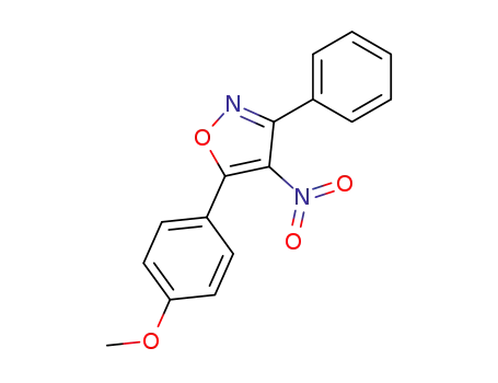 Isoxazole, 5-(4-methoxyphenyl)-4-nitro-3-phenyl-