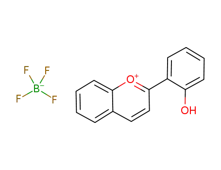 Molecular Structure of 1006623-69-3 (2′-hydroxyflavylium tetrafluoroborate)