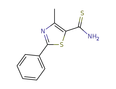 4-methyl-2-phenylthiazole-5-carbothioamide