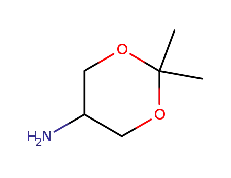 Molecular Structure of 40137-24-4 (2,2-DIMETHYL-1,3-DIOXAN-5-AMINE)