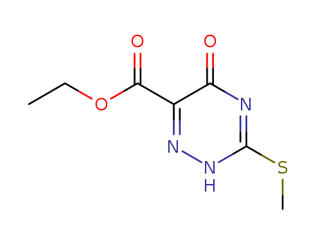 Ethyl 3-(methylsulfanyl)-5-oxo-2,5-dihydro-1,2,4-triazine-6-carboxylate