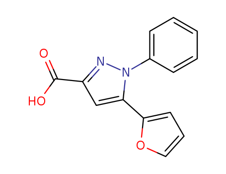 1H-Pyrazole-3-carboxylicacid, 5-(2-furanyl)-1-phenyl-