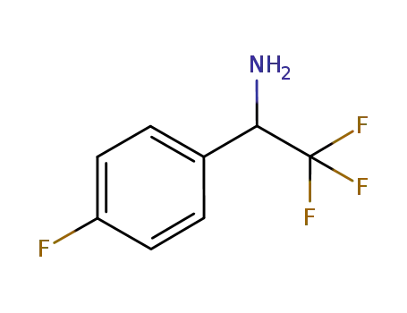 Molecular Structure of 929804-89-7 ((1S)-2,2,2-Trifluoro-1-(4-fluorophenyl)ethylamine)
