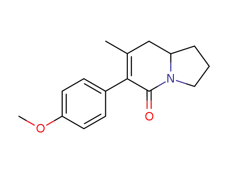 6-(4-methoxyphenyl)-7-methyl-2,3,8,8a-tetrahydroindolizin-5(1H)-one