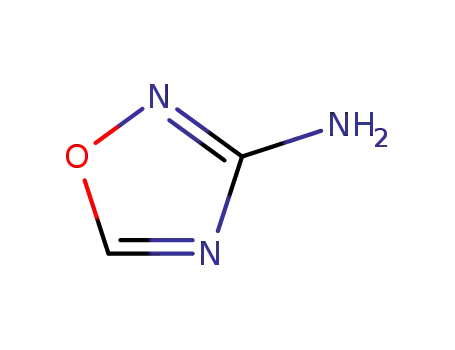 Molecular Structure of 39512-64-6 (1,2,4-Oxadiazol-3-amine)