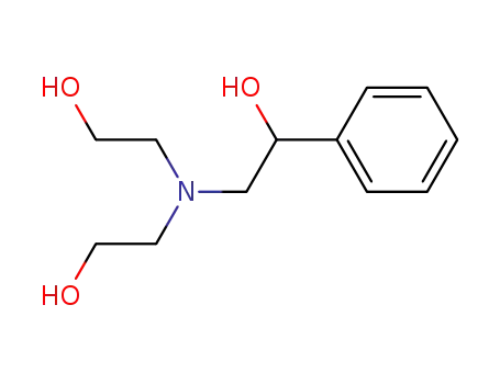Molecular Structure of 4388-18-5 (Benzenemethanol, a-[[bis(2-hydroxyethyl)amino]methyl]-)
