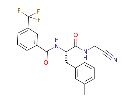 (S)-N-(1-((cyanomethyl)amino)-1-oxo-3-(m-tolyl)propan-2-yl)-3-(trifluoromethyl)benzamide