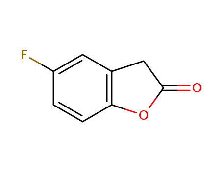 Molecular Structure of 886985-48-4 (2(3H)-Benzofuranone,  5-fluoro-)