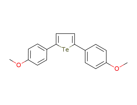 Molecular Structure of 219540-20-2 (2,5-bis(4-methoxyphenyl)tellurophene)