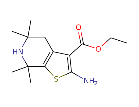 2-AMINO-5,5,7,7-TETRAMETHYL-4,5,6,7-TETRAHYDRO-THIENO[2,3-C]PYRIDINE-3-CARBOXYLIC ACID ETHYL ESTER