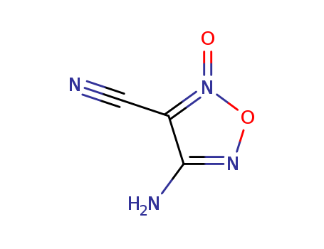 1,2,5-OXADIAZOLE-3-CARBONITRILE,4-AMINO-,2-OXIDECAS