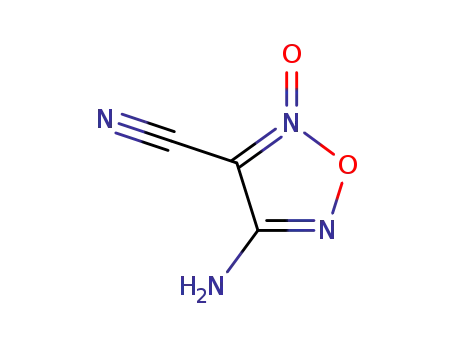 1,2,5-Oxadiazole-3-carbonitrile,4-amino-,2-oxide(9CI)