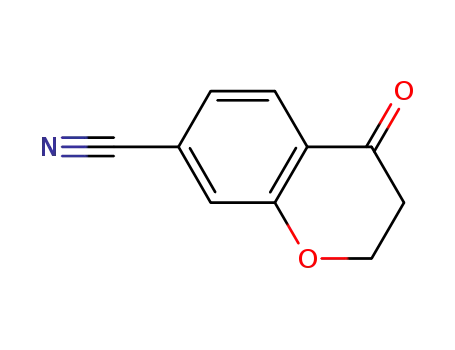 Molecular Structure of 214759-65-6 (6-CYANO-4-CHROMANONE)