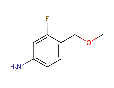 Molecular Structure of 1341785-86-1 (3-fluoro-4-(methoxymethyl)aniline)