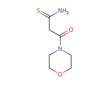 Molecular Structure of 89984-45-2 (3-MORPHOLIN-4-YL-3-OXOPROPANETHIOAMIDE)