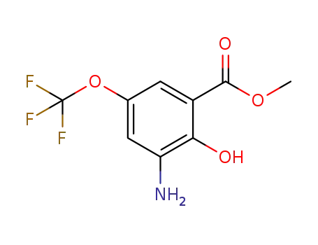 2-하이드록시-3-아미노-5-트리플루오로메톡시-벤조산 메틸 에스테르