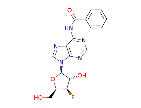 N-(9-((2R,3S,4R,5R)-4-fluoro-3-hydroxy-5-(hydroxymethyl)tetrahydrofuran-2-yl)-9H-purin-6-yl)benzamide
