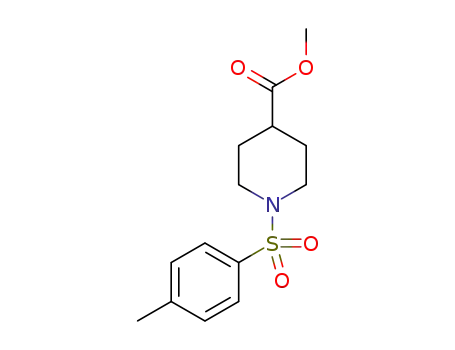 Molecular Structure of 311794-12-4 (METHYL 1-[(4-METHYLPHENYL)SULFONYL]-4-PIPERIDINECARBOXYLATE)