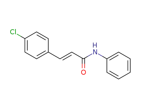 Molecular Structure of 101681-92-9 ((E)-3-(4-Chlorophenyl)-N-phenylacrylamide)