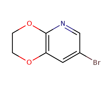 Molecular Structure of 95897-49-7 (7-Bromo-2,3-dihydro-[1,4]dioxino[2,3-b]pyridine)
